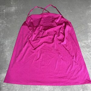 Cacique Babydoll Chemise Plus Sz 18/20 Lingerie Sexy Slip 1X Gown Pink Magenta